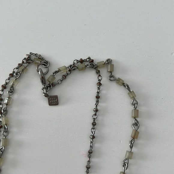 Banana Republic Double Chained, Jewel Necklace - Picture 4 of 5